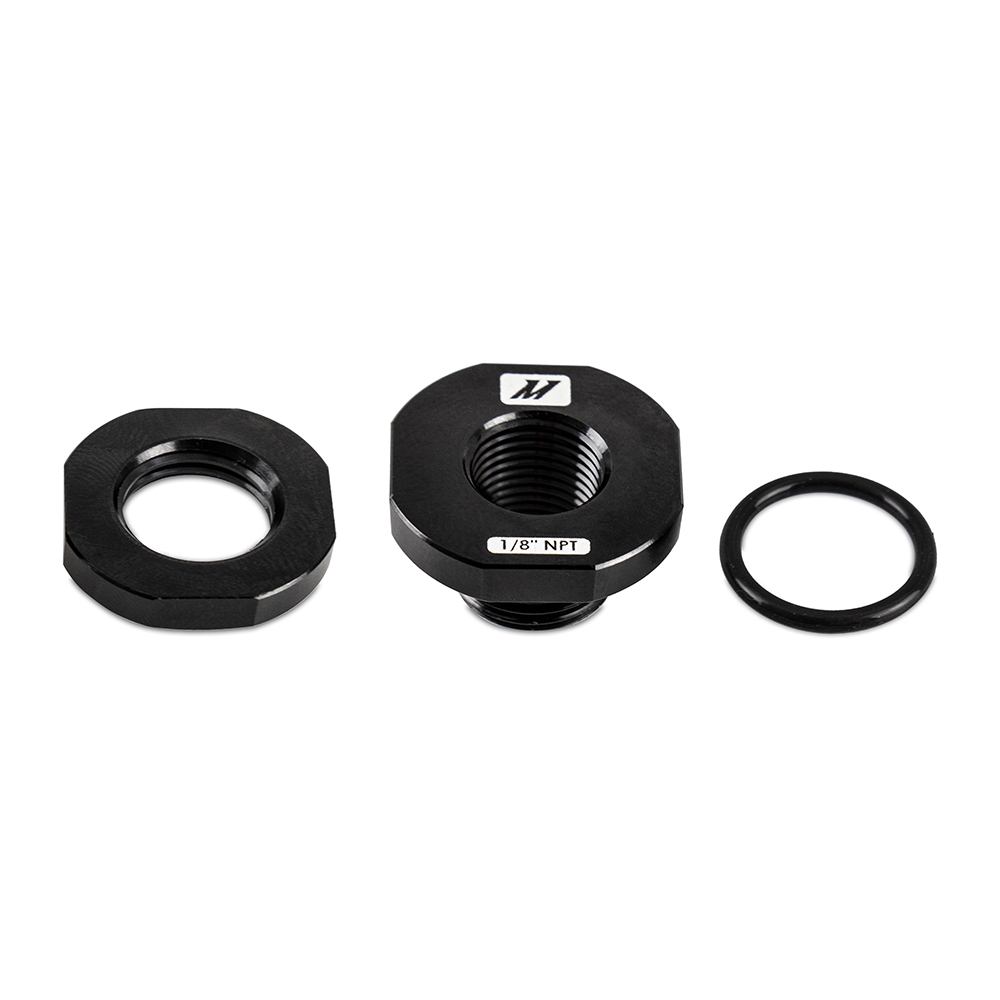 Mishimoto — Mishimoto 1/8in NPT CNC-Machined Nozzle Mount Adapter - Black
Add-On Bung - view 7
